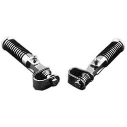 PartzBiz HD MU24001 - Chrome O-Ring Footrests Small Diameter Pivot Stud 1-1.25" Clamp Harley & Custom PartzBiz HD MU24001 - Chrome O-Ring Footrests Small Diameter Pivot Stud 1-1.25" Clamp Harley & Custom