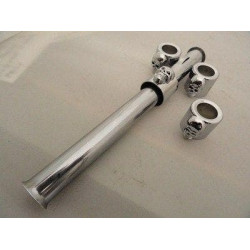 PartzBiz HD VT37-9078 - Chrome ฝาครอบ Pushrod ถ้วยชุด 4 Skull Harley 37-9078 36 Up XL FXR FL FX T8 PartzBiz HD VT37-9078 - Chrome ฝาครอบ Pushrod ถ้วยชุด 4 Skull Harley 37-9078 36 Up XL FXR FL FX T8