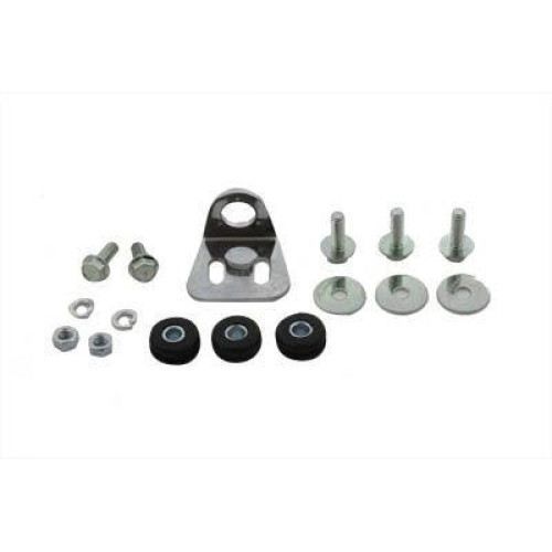 PartzBiz HD: 4421176-Chrome Round Oil Tank Mount Kit OE Repl 62769-00 Harley Softail FXST FLST 00-Up PartzBiz HD: 4421176-Chrome Round Oil Tank Mount Kit OE Repl 62769-00 Harley Softail FXST FLST 00-Up