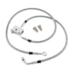 PartzBiz HD TR035894 - Chrome Stainless DOT Rear Brake Line Kit Non ABS 035894 Harley Touring 08-13 PartzBiz HD TR035894 - Chrome Stainless DOT Rear Brake Line Kit Non ABS 035894 Harley Touring 08-13