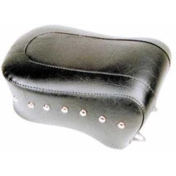 PartzBiz HD MD75472 - เบาะมัสแตง เบาะหลังแบบมาตรฐาน Chrome Studded Harley Dyna Models 96-05 | 75472