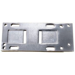 PartzBiz HD MU72379 - Chrome Transmission Mount Plate OE Rep 47698-36A Harley Big Twin 4 ความเร็ว 36-86