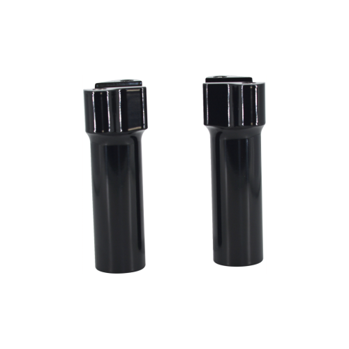 PartzBiz HD: 4421143-Chubbys Billet Risers 4.5" Gloss Black Straight Riser Set for Harley  | WO526GB