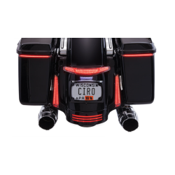 PartzBiz HD DS20101351 - Ciro 40054 ไฟท้ายสีดำและชุดป้ายทะเบียน 10-13 Harley FLHX/FLTRX 2010-1351 20101351 FLHRC Street แผนที่ Glide King Classic Bagger Dresser Touring PartzBiz HD DS20101351 - Ciro 40054 ไฟท้ายสีดำและชุดป้ายทะเบียน 10-13 Harley FLHX/FLTRX 2010-1351 20101351 FLHRC Street แผนที่ Glide King Classic Bagger Dresser Touring