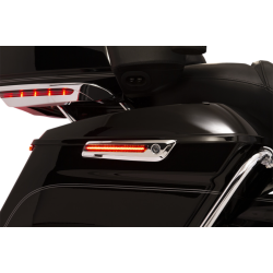 PartzBiz HD DS35011821 - Ciro 40070 Chrome LED ฝาปิดบานพับกระเป๋าข้างเลนส์ควันไฟ RTB Harley 14-Up PartzBiz HD DS35011821 - Ciro 40070 Chrome LED ฝาปิดบานพับกระเป๋าข้างเลนส์ควันไฟ RTB Harley 14-Up