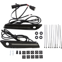 PartzBiz HD DS35011822 - Ciro 40071 สีดำ LED ฝาปิดบานพับกระเป๋าข้างเลนส์ควันไฟ RTB สำหรับ Harley 14-Up PartzBiz HD DS35011822 - Ciro 40071 สีดำ LED ฝาปิดบานพับกระเป๋าข้างเลนส์ควันไฟ RTB สำหรับ Harley 14-Up