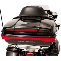 PartzBiz HD DS20101458 - Ciro 40115 Black Trunk Light with Lightstrike Technology Red Lens Harley 14-Up 