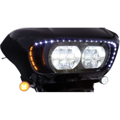 PartzBiz HD: 4421107-Ciro 45103 Road Blade Light Strip Fairing LED Plug-Play Harley Road Glide 15-Up PartzBiz HD: 4421107-Ciro 45103 Road Blade Light Strip Fairing LED Plug-Play Harley Road Glide 15-Up