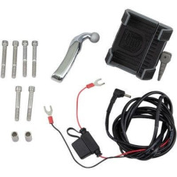 PartzBiz HD DS44020589 - EPC ราคาสุดคุ้ม จัดส่งฟรี. Ciro 50210 ที่วาง GPS สำหรับสมาร์ทโฟนระดับพรีเมียมพร้อมที่ชาร์จและ Chrome Mount Harley
