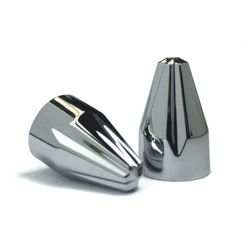 PartzBiz HD: 4421028-Ciro 70023 Chrome Fluted Spike เครื่องยนต์ Bolt Cap ชุด Harley Milwaukee 8 M8 17-19 PartzBiz HD: 4421028-Ciro 70023 Chrome Fluted Spike เครื่องยนต์ Bolt Cap ชุด Harley Milwaukee 8 M8 17-19