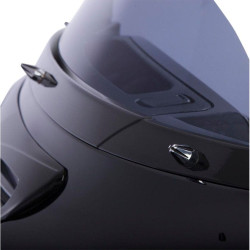 PartzBiz HD DS24040648 - Ciro Black & Chrome Pointed Windshield Screw Cap Kit สำหรับ Harley Batwing 14-16 | 10111