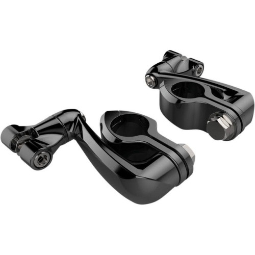 PartzBiz HD: 4421012-Ciro Black Adjustable 1-1/4" Hi-Way Bar Mount 4" Extension Arm Clevis Mount | 60024 PartzBiz HD: 4421012-Ciro Black Adjustable 1-1/4" Hi-Way Bar Mount 4" Extension Arm Clevis Mount | 60024
