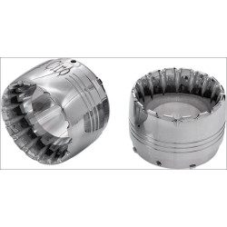 PartzBiz HD DS18020316 - Ciro Chrome Billet Jet Machined Muffler Tips Ciro โทรโข่ง / แบบตรง (Pr) | 31320 PartzBiz HD DS18020316 - Ciro Chrome Billet Jet Machined Muffler Tips Ciro โทรโข่ง / แบบตรง (Pr) | 31320