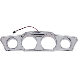 PartzBiz HD DS22020217 - Ciro Chrome Fairing Lighted LED Dash Accent for Harley FLH/T Inner Fairing 14-16 | 42200 PartzBiz HD DS22020217 - Ciro Chrome Fairing Lighted LED Dash Accent for Harley FLH/T Inner Fairing 14-16 | 42200