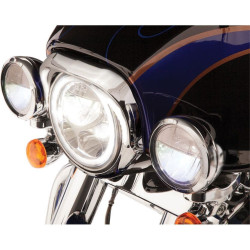 PartzBiz HD DS20011363 - Ciro Chrome LED 7" Headlight Bezel Trim Ring for Harley FLH/T 96-13 45210 PartzBiz HD DS20011363 - Ciro Chrome LED 7" Headlight Bezel Trim Ring for Harley FLH/T 96-13 45210