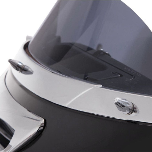 PartzBiz HD: 4420972-Ciro Chrome Pointed Windshield Screw Cap Kit สำหรับ Harley Batwing 14-16 | 10110 PartzBiz HD: 4420972-Ciro Chrome Pointed Windshield Screw Cap Kit สำหรับ Harley Batwing 14-16 | 10110