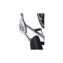 PartzBiz HD DS16210893 - Ciro Chrome Twin Rail Boards Floorboards w/ Adapter Harley Male Mount Clevis PartzBiz HD DS16210893 - Ciro Chrome Twin Rail Boards Floorboards w/ Adapter Harley Male Mount Clevis