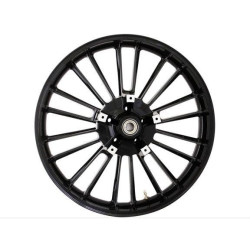 PartzBiz HD DS02012336 - Coastal Moto Talon Style Solid Black Atlantic ขอบล้อขนาด 21 นิ้ว