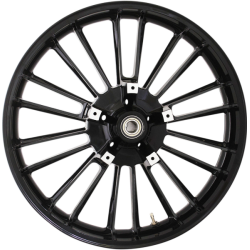 PartzBiz HD CM-ATLANTIC-BLK - Coastal Moto All Black Atlantic Precision Cast 3D 21" Wheel & Tire Package for Harley 00-23 | 3D-ATL213SBABST PartzBiz HD CM-ATLANTIC-BLK - Coastal Moto All Black Atlantic Precision Cast 3D 21" Wheel & Tire Package for Harley 00-23 | 3D-ATL213SBABST