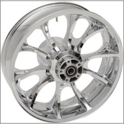 PartzBiz HD DS02022102 - Coastal Moto Chrome Largo 3D 18 ” ล้อหลัง Only Harley 08-17 Non ABS | 3D-LGO185CH