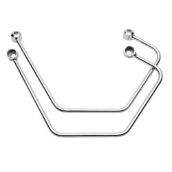 PartzBiz HD CBU-02-6265 - Cobra 02-6265 กระเป๋าข้างโครเมี่ยม รองรับ 08-17 Yamaha XV1900 Raider Models 082207