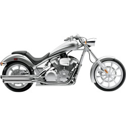 PartzBiz HD CBU-1133 - Cobra 1133 Chrome 3 ” Slip Onท่อไอเสีย 10-16 Honda VTX1300 082531 1811-2289 18112289