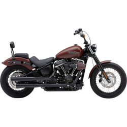 PartzBiz HD CBU-6047B - Cobra 3 ” NH Neighbor Hater Slip-On ท่อท่อไอเสีย 18-23 Harley Softail
