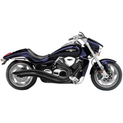 PartzBiz HD CBU-3221B - Cobra 3221B สีดำ Speedster กวาด 2 เป็น 2 ระบบไอเสีย Boulevard M109R 16-14 2014-2016 Suzuki VZR1800 Boulevard M109R 082604