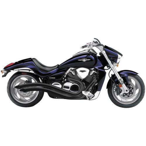 PartzBiz HD: 4420801-Cobra 3221B Black Speedster Swept 2 into 2 Exhaust System Boulevard M109R 16-14 2014-2016 Suzuki VZR1800 Boulevard M109R 082604