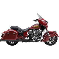 PartzBiz HD CBU-5207B - Cobra 5207B Black Neighbor Haters 4.5" Slip-On Muffler Indian Touring 14-Up