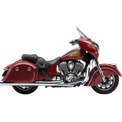 PartzBiz HD CBU-5207 - Cobra 5205 Chrome Neighbor Haters 4.5" Slip-On Muffler Indian Touring 15-Up