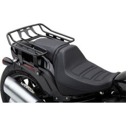 PartzBiz HD CBU-602-2616B - Cobra 602-2616B สีดำ Big Ass Racks ที่ถอดออกได้กระเป๋าเดินทาง 18-19 softail fat bob fxfb สินค้าอุปกรณ์เสริม