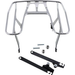 PartzBiz HD CBU-602-2630 - Cobra 602-2631 Chrome Big Ass Racks ที่ถอดออกได้กระเป๋าเดินทาง 91-17 Dyna Softail fat bob fxfb สินค้าอุปกรณ์เสริม