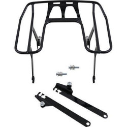 PartzBiz HD CBU-602-2631B - Cobra 602-2631 Chrome Big Ass Racks ที่ถอดออกได้กระเป๋าเดินทาง 91-17 Dyna Softail fat bob fxfb สินค้าอุปกรณ์เสริม