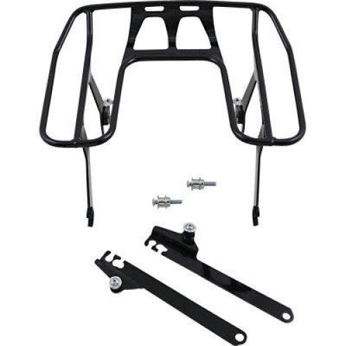 PartzBiz HD: 4420748-Cobra 602-2631 Chrome Big Ass Racks Detachable Luggage Carrier 91-17 Dyna Softail fat bob fxfb cargo accessories 