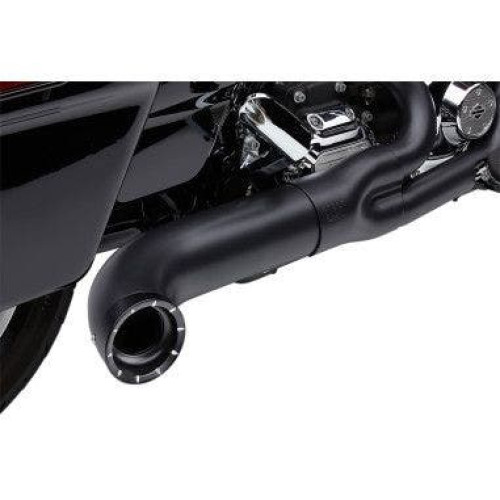 PartzBiz HD: 4420728-Cobra 6270B Black 2-Into-1 4" Turndown Exhaust System Harley Touring 09-16 Harley Touring electra glide road glide road king mufflers pipes headers Performance Milwaukee Eight M8 Upgrades
