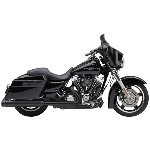 PartzBiz HD: 4420694-Cobra 6290RB Black Gen2 Neighbor Haters 4.5" Round Slip On Mufflers Harley 95-16 | 6290RB PartzBiz HD: 4420694-Cobra 6290RB Black Gen2 Neighbor Haters 4.5" Round Slip On Mufflers Harley 95-16 | 6290RB