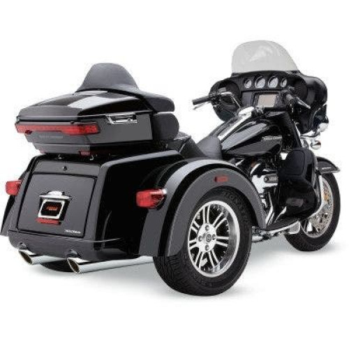 PartzBiz HD: 4420698-Cobra 6303 Chrome 909 Twins 4" Slip On Muffler Exhaust Harley Tri Glide 09-16 1801-0867 630067 PartzBiz HD: 4420698-Cobra 6303 Chrome 909 Twins 4" Slip On Muffler Exhaust Harley Tri Glide 09-16 1801-0867 630067