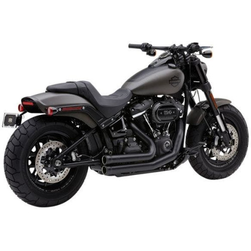 PartzBiz HD: 4420704-Cobra 6714B Black 909 2-Into-2 Full Exhaust System 18-19 Harley Softail FX 1800-2299 18002299 PartzBiz HD: 4420704-Cobra 6714B Black 909 2-Into-2 Full Exhaust System 18-19 Harley Softail FX 1800-2299 18002299