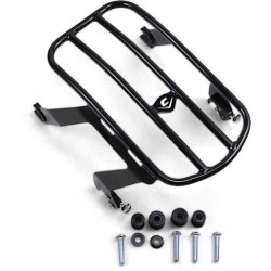 PartzBiz HD CBU-602-2511B - Cobra Black Detachable Solo Luggage Rack Harley Softail M8 Deluxe 18-Up PartzBiz HD CBU-602-2511B - Cobra Black Detachable Solo Luggage Rack Harley Softail M8 Deluxe 18-Up