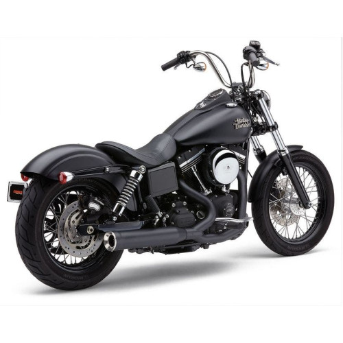 PartzBiz HD: 4420685-Cobra Black PowerPro HP 2 into 1 RPT Exhaust for Harley Dyna FXD 12-16 | 6468B