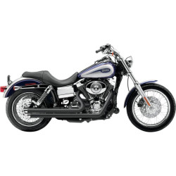 PartzBiz HD CBU-6858B - Cobra Black Speedster Slashdown Exhaust for Harley Dyna FXD 12-16 (excl FLD) | 6858B PartzBiz HD CBU-6858B - Cobra Black Speedster Slashdown Exhaust for Harley Dyna FXD 12-16 (excl FLD) | 6858B