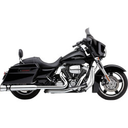 PartzBiz HD CBU-6218 - Cobra USA Chrome 4.5" Race Pro Slip On Mufflers for Harley Touring FLH/T 95-16 | 6218 PartzBiz HD CBU-6218 - Cobra USA Chrome 4.5" Race Pro Slip On Mufflers for Harley Touring FLH/T 95-16 | 6218