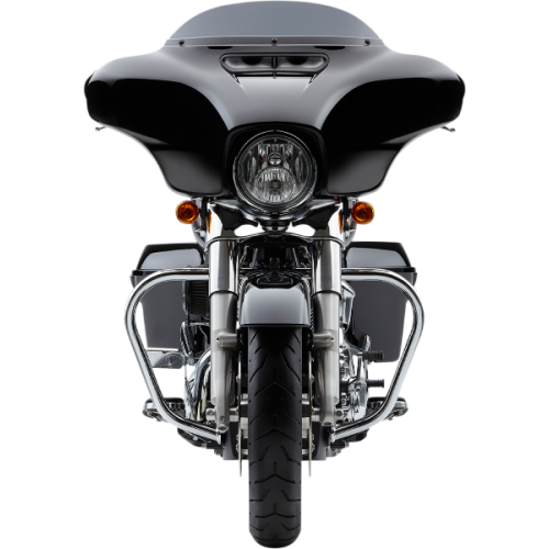 PartzBiz HD: 4420664-Cobra Chrome 601-2113 V-Bend การ์ดเครื่องยนต์ Freeway Freeway Harley Touring 14-Up