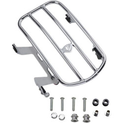 PartzBiz HD CBU-602-2511 - Cobra Chrome Detachable Solo Luggage Rack Harley Softail M8 Deluxe 18-Up PartzBiz HD CBU-602-2511 - Cobra Chrome Detachable Solo Luggage Rack Harley Softail M8 Deluxe 18-Up