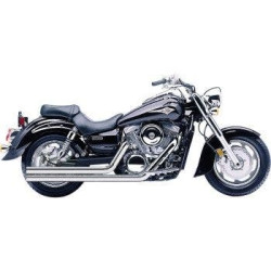 PartzBiz HD CBU-4922T - Cobra Chrome Speedster Long Exhaust System Pipes Kawasaki VN1600 Vulcan 03-08 PartzBiz HD CBU-4922T - Cobra Chrome Speedster Long Exhaust System Pipes Kawasaki VN1600 Vulcan 03-08