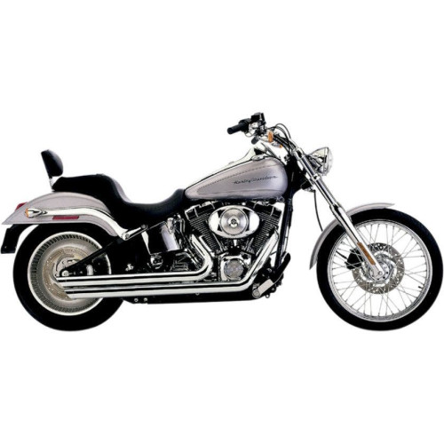 PartzBiz HD: 4420614-Cobra Chrome Speedster Slashdown Exhaust for Harley Softail 12-16 FXST/FLST | 6852 PartzBiz HD: 4420614-Cobra Chrome Speedster Slashdown Exhaust for Harley Softail 12-16 FXST/FLST | 6852