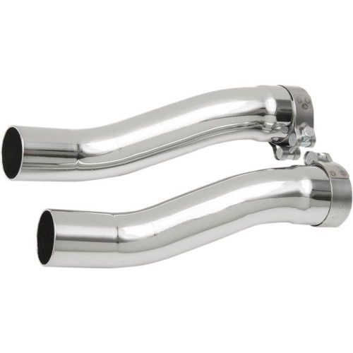 PartzBiz HD: 4420619-Cobra 6201T Chrome Tri-Glide Head Pipe Header Adapters Harley Trike 09-16