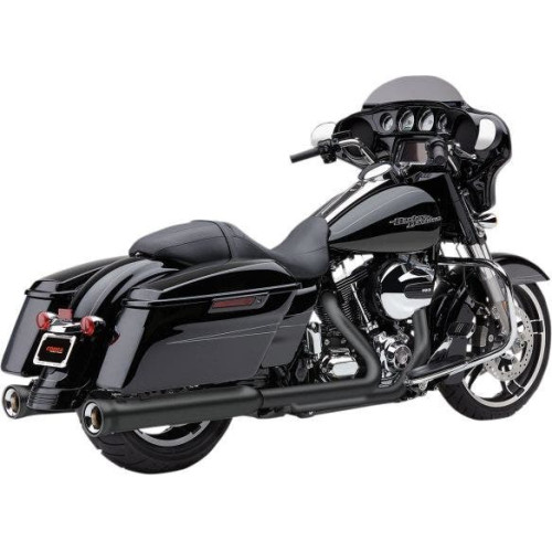 PartzBiz HD: 4420579-Cobra USA 6107RB Black 4" Neighbor Hater Slip On Mufflers Harley FLH/T 95-16 632431 1801-1026 18011026 PartzBiz HD: 4420579-Cobra USA 6107RB Black 4" Neighbor Hater Slip On Mufflers Harley FLH/T 95-16 632431 1801-1026 18011026