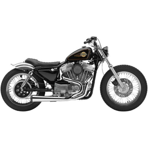 PartzBiz HD: 4420542-Cobra USA 6471 Chrome 4" El Diablo 2-Into-1 Exhaust 86-03 Harley Sportster XL 631401 1800-2353 18002353 PartzBiz HD: 4420542-Cobra USA 6471 Chrome 4" El Diablo 2-Into-1 Exhaust 86-03 Harley Sportster XL 631401 1800-2353 18002353